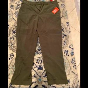 Olive green work pants / dress pants